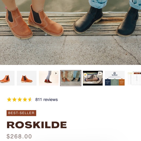 European Duckfeet Leather Chelsea Ankle Boot - Picture 9 of 9